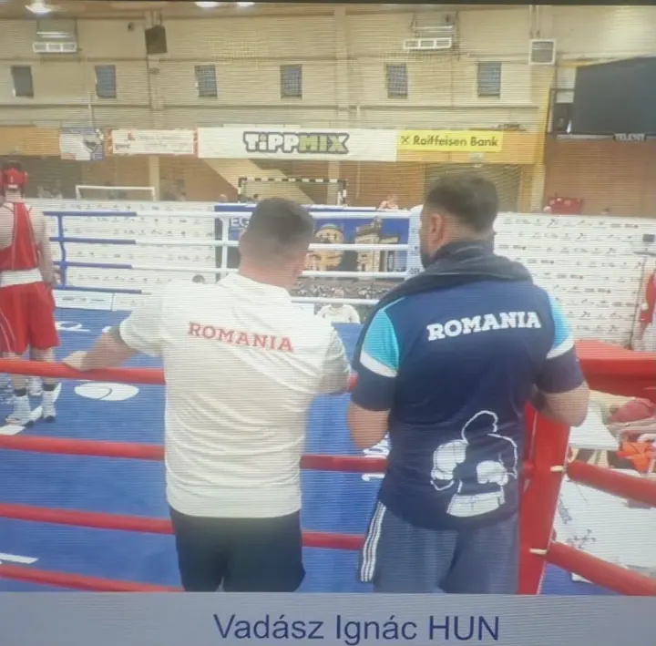 Gabriel Stan în colțul sportivului la competiție